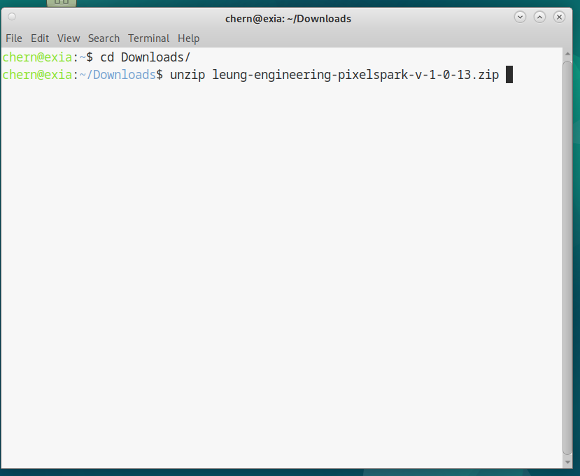 Screenshot of the MATE terminal